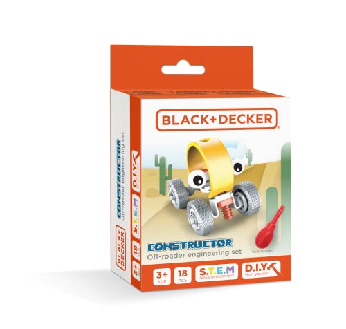 Set Constructor Off Roader Red Toolbox Black and Decker miniatura 1