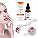 Produktbild Ebeizi Derma Roller with Vitamin C Serum, 540 Titanium Microneedling Roller 0.5 MM Needles Skin Care Tool for Face Body, Vitamin C 20% with Hyaluronic Acid Facial Serum (0.5mm+ vc)