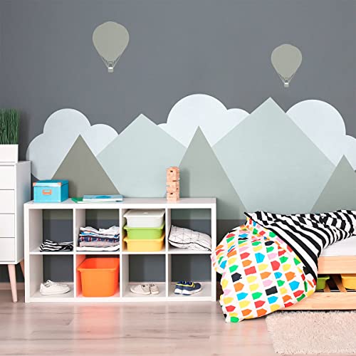 Children's Wall Stickers, Baby Room Decoration, Children's Wall Stickers, Scandinavian Mountains Helsinki, Giant Wall Sticker - Image 2