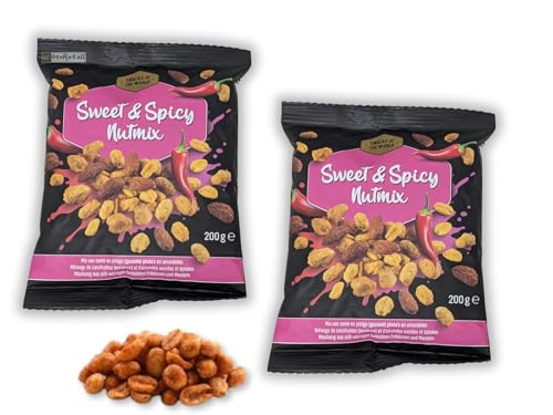 Snacks of the World – Sweet & Spicy Nutmix | Almendras & Cacahuetes Dulce-Picantes | 2 × 200 g