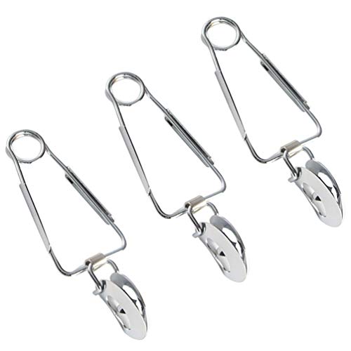 Hemoton 3 Pieces Escargot Serving Tong Stainless Steel Fruit Vegetables Dessert Clamp Dining Room Snail Accessories for Home Kitchen Restaurant