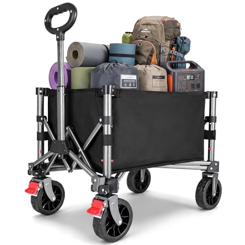 YEAUPE PRO Carro Playa Plegable con Ruedas – 70L, 50 kg – Ruedas Amovibles, Mango Ajustable, Acceso Lateral con… — oferta en Amazon