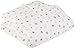 Pinzon Cotton Flannel Duvet Cover - Full or Queen, Falling Snowflake Merlot
