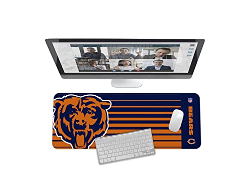 Image of SOAR NFL Unisex Multifunctional Desk Mat for Desktop, (31.5 inchx12 inch) - Ultra Soft Fabric with Non-Slip Rubber Backer - Water Resistant & Durable Nylon Stitching - Officially Licensed NFL, Desk Pad