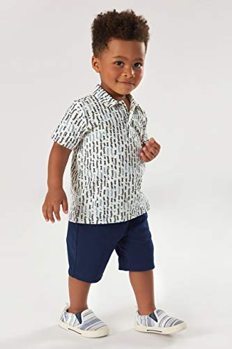 Macaquinho Infantil Polo e Bermuda, Up Baby, Meninos, Abstrato 953, 04