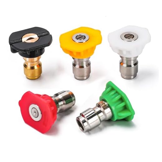 5-Pack Quick Connect Pressure Washer Nozzles