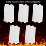 5Pcs Micro-ondes Plaques Mica Micro-onde Couverture de protection Micro- ondes Plaque Mica Accessoire de réparation de remplacement pour le sèche-cheveux électrique, grille-pain, micro-ondes Four, Warmer