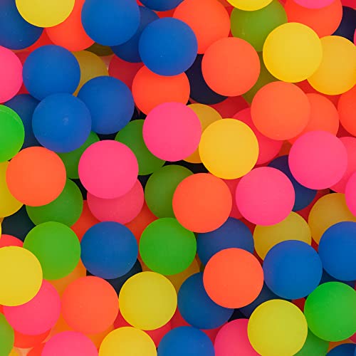 Entervending Bouncy Balls - 100 Pcs Small Bouncing Balls - Assorted Colors 1" Bounce Balls - Frosty Style Bouncing Balls for Kids - Vending Machine Toys - Bouncy Ball Vending Machine Refill in Bulk