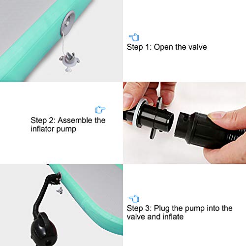 Ansobea 3/4/5/6M turnmat opblaasbare airtrack fitnessmatten gymnastiekmat | yogamat, tumbling-matten, trainingsmat… - Image 8