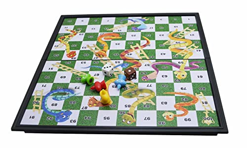 Snakes & Ladders Juego de Mesa con Tablero 10x10