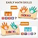 MOTREE Educational Toys for 3-5 Year Old, Double-Sided Math Manipulatives Number Counting Blocks Writing Practice Board for Kids, Preschool Learning Montessori Toys for Toddlers 2-4 Years