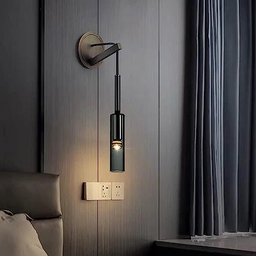 Apliques de pared posmodernos con diseño de botella de vino para dormitorio y salón 6