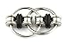 Tom's Fidgets Original Flippy Chain Fidget Toy - Perfect for ADHD, Anxiety, and Autism - Bike Chain Fidget Stress Reducer for Adults and Kids (1, Black)
