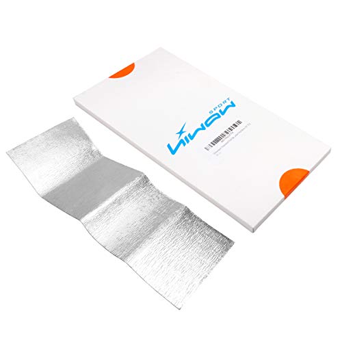 Hiwowsport Aluminized Heat Shield Thermal Barrier Adhesive Backed Heat Sleeve (10'' X 24'') #TOP3