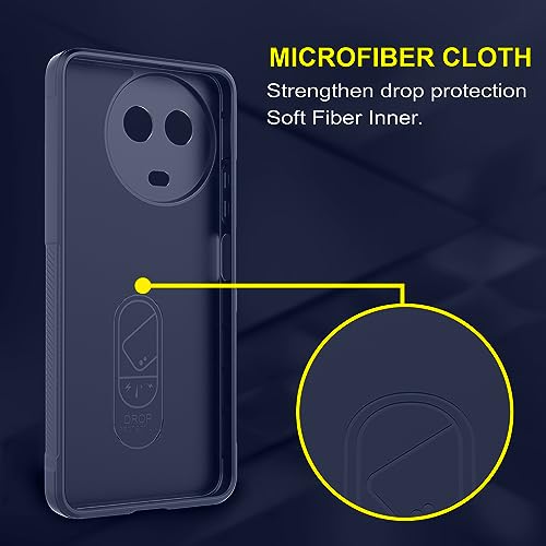 Image of Zapcase Back Case Cover for Realme Narzo 60X 5G | Compatible for Realme Narzo 60X 5G Back Cover | Liquid Silicon Magic Case with Camera Protection | Sapphire