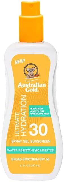 Australian Gold SPF 30 żel w sprayu, 1 opakowanie (1 x 237 ml)