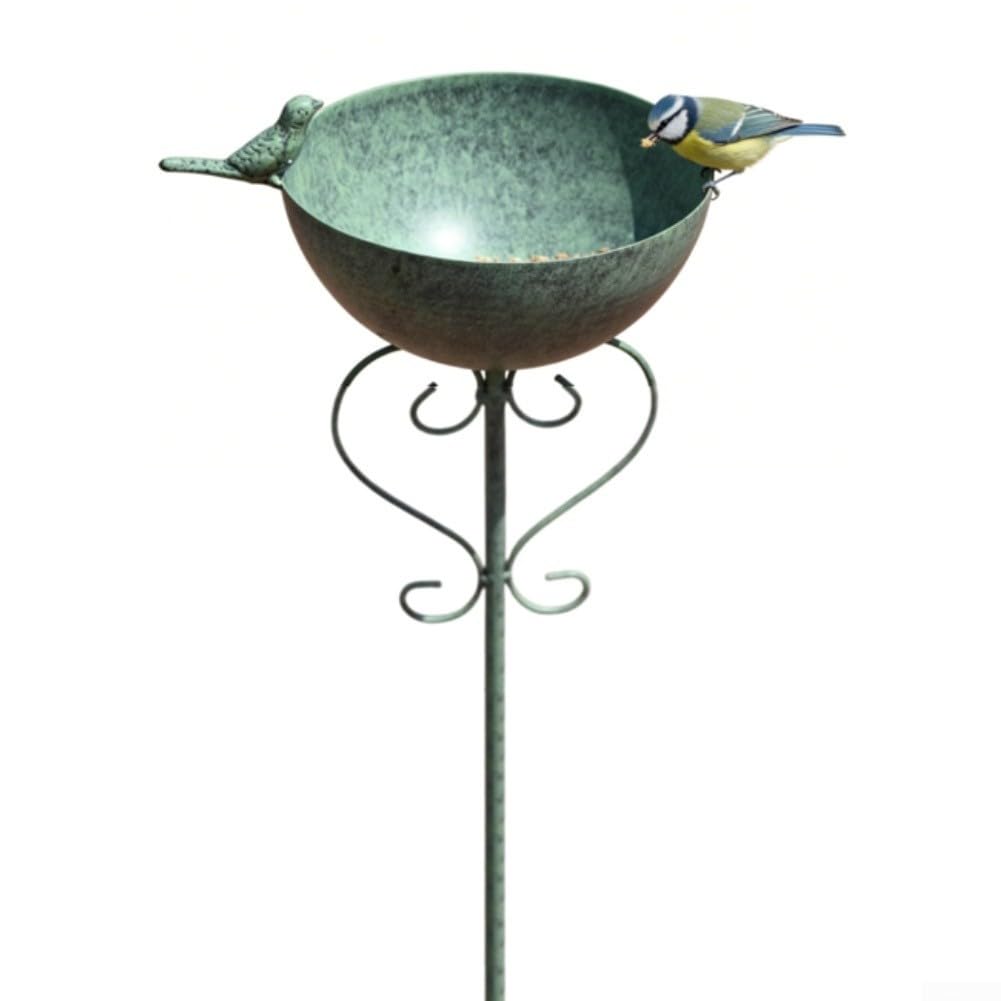 Vogelfutterstation Hängend Wildvogel Futterspender Blumenhalter für Garten Balkon Outdoor Futterstation für kleine Vögel