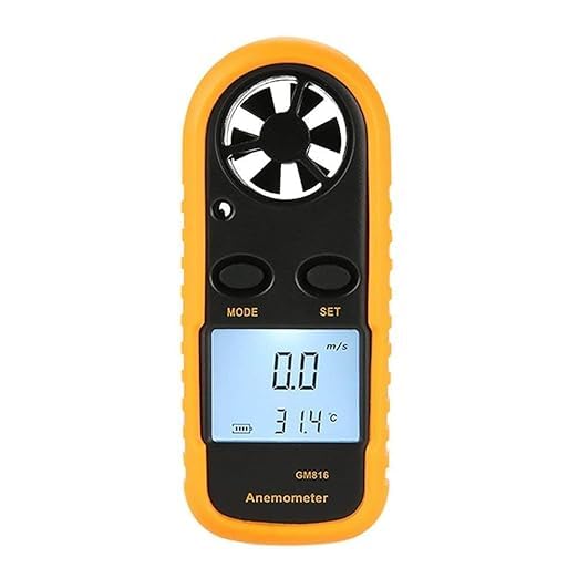 Digital Anemometer Wind-Speed Gauge Meter LCD Handheld Airflow Windmeter Thermometer With LCD Backlight Portable Digital-image-22