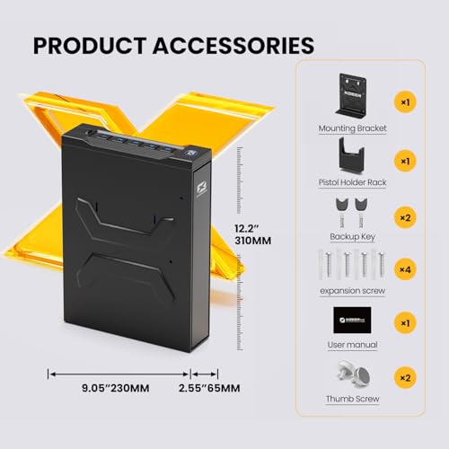 Biometric Gun Safe for Pistols