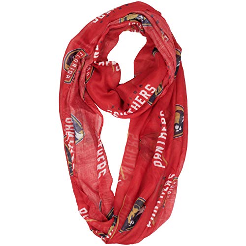 Littlearth NHL Florida Panthers Sheer Infinity Scarf, 70-inches