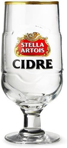Stella Artois Cidre Pint Glasses CE 20oz / 568ml (Set of 2) + 2 Beer Mats