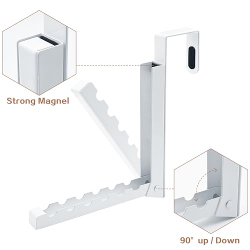 Letowe Over The Door Hanger Hooks for Clothes, Over The Door Coat Hook Portable Clothes Drying Rack for Laundry Foldable Rack Space Saving - 1 Pack — view 2