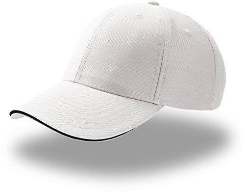 Atlantis Sport Sandwich Cap, One Size, White Navy