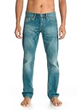 quiksilver jeansjacke  Quiksilver Herren Sequel MSP M M Pant Bdew Jeans, Blau-Blue (Bleach), 31W / 34L