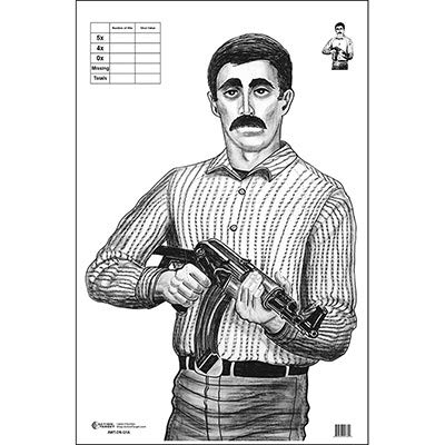 DS-Q Izzy Target, US Department of State Target, Paper Targets, Shooting Targets (100 Pack)