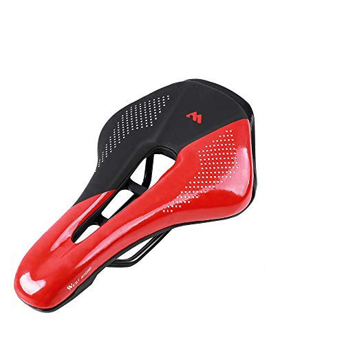 Coussin vélo confortable rouge MU pour vos trajets quotidiens et vélotaf en ville
