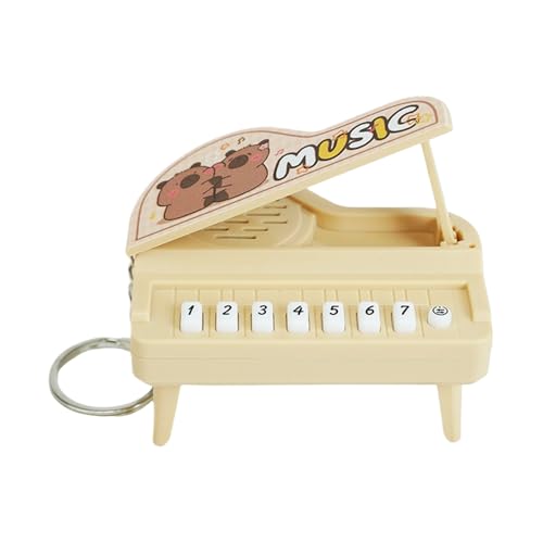 Generico Llavero de Piano sonable, para Llaves de Coche, Colgante portátil para Bolso, para niños, niñas, Amantes de la música, coleccionistas, viajeros, Regalo, de cumpleaños, Maletas