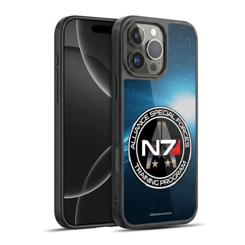 Coque N7 Mass Effect iPhone 16 Pro Max Head Case coque en gel renforcée