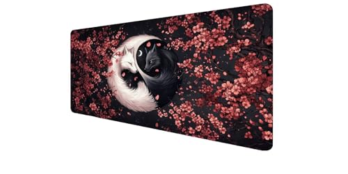Tapis de souris XXL antidérapant pour éliminer les douleurs de poignet sur PC
