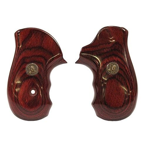 Pachmayr 63070 Renegade Wood Laminate Pistol Grips, Ruger SP101, Rosewood, Smooth