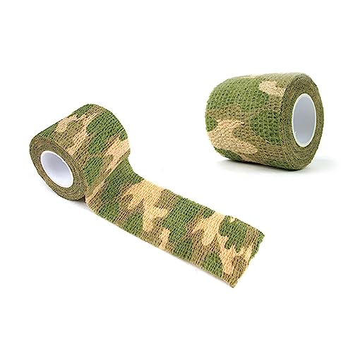 Parliky 12 Unidades Bandagem De Dedo Fita Adesiva Envoltório De Fita De Camuflagem Fita De Caça Band