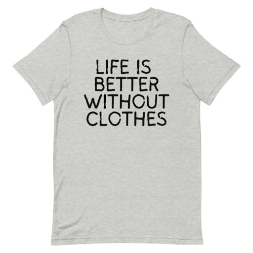 Vêtements femmes hommes gag nudiste : t-shirt humoristique maman 3