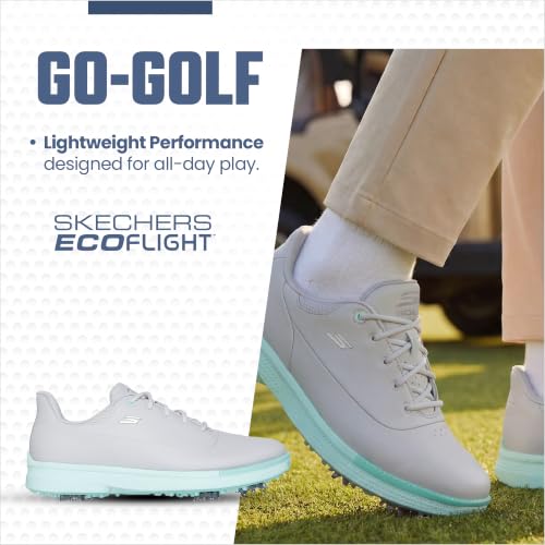 Image of Skechers Women's Jasmine Waterproof Golf Shoe | Golf, Waterproof, ECO FLIGHT Cushioning, GRIPFLEX Outsole, Light Weight, Replaceable Softspikes
