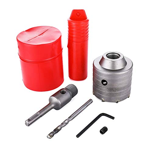 Trépan béton 68mm SDS Plus avec foret centreur pour perceuse - 5