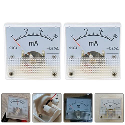 Ampèremètre analogique DC lot de 4 pour cadre de mesure de précision