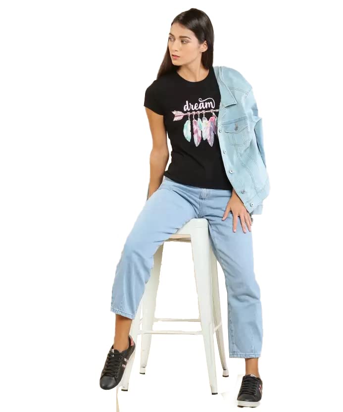 Image of Lyra Women's Cotton Regular Fit T-Shirt