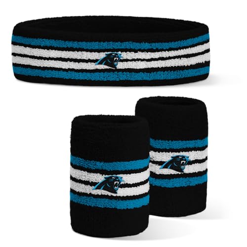 Image of For Bare Feet NFL Officially Licensed Team Logo Headband & Wristband Combo Pack Team Color OSFM