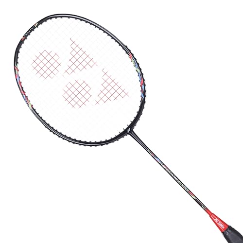 Image of YONEX Nanoflare 8000i Badminton Racquet (Black Red) Strung | G4 Grip | Full Cover