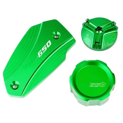 Tapa de depósito de frenos para Kawasaki Ninja 650 en aluminio negro 5