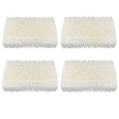 HQRP 4-Pack Wick Filter Compatible with Emerson MoistAIR 1205, 1211, 2412, HD500, HD6200, HD7002, HD7005, HD70020, HD70021, HD70050 Humidifier
