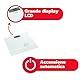ARDES - AR2PP1 Professionelle digitale Personenwaage aus Glas, platzsparend - intelligente Waage, maximale Kapazität 150 kg