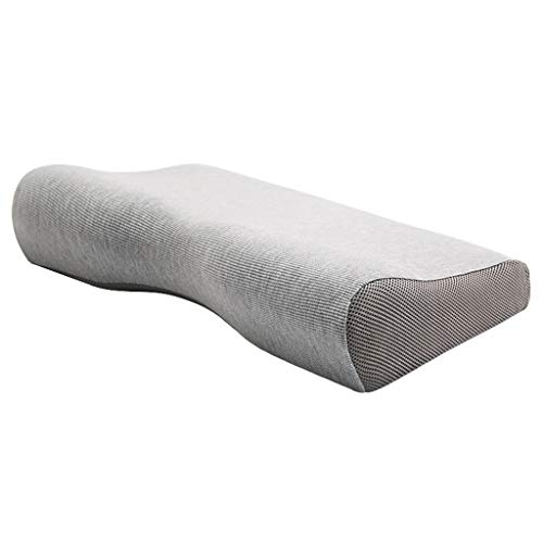 ZH Almohada Cervical de la Espuma de la Memoria de los niños Adultos, Almohada del sueño del Hotel casero (Sola) los 50 * 30 * 11cm, los 60 * 35 * 11cm (Tamaño : 60 * 35 * 11cm)