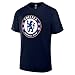 Icon Sports Chelsea FC Soccer Tee – Officially Licensed Unisex Short Sleeve Cotton T-Shirt 1-Navy M