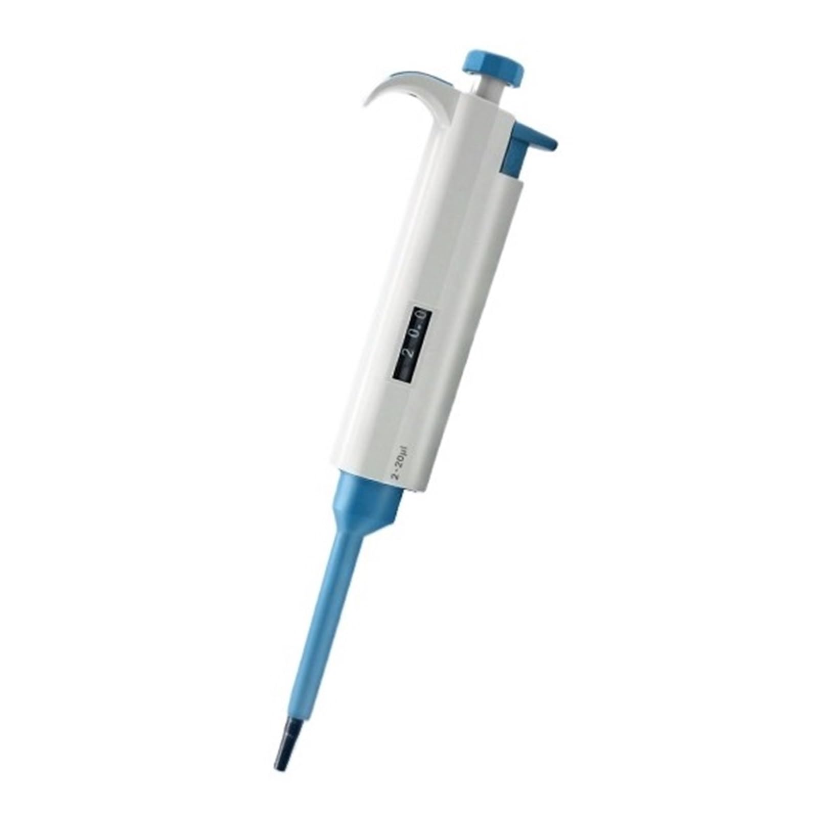 Pipeta Micropipeta De 2 Uds, Canal Único, Multicanal, Manual, Rango Continuamente Ajustable, Laboratorio 0,1μl-1000μl para laboratorio(5-50ul)