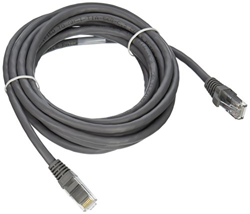 C2G Legrand Cat6 Ethernet Cable, Snagless Unshielded Cat6 Patch Cable, Gray Network Patch Cable, 12 Foot Snagless UTP Ethernet Cable, 1 Count, C2G 03970