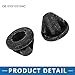 A ABSOPRO Engine Cover Grommet 03G-103-184-C Socket for Volkswagen Jetta 2009-2010 Rubber Black (Set of 6)